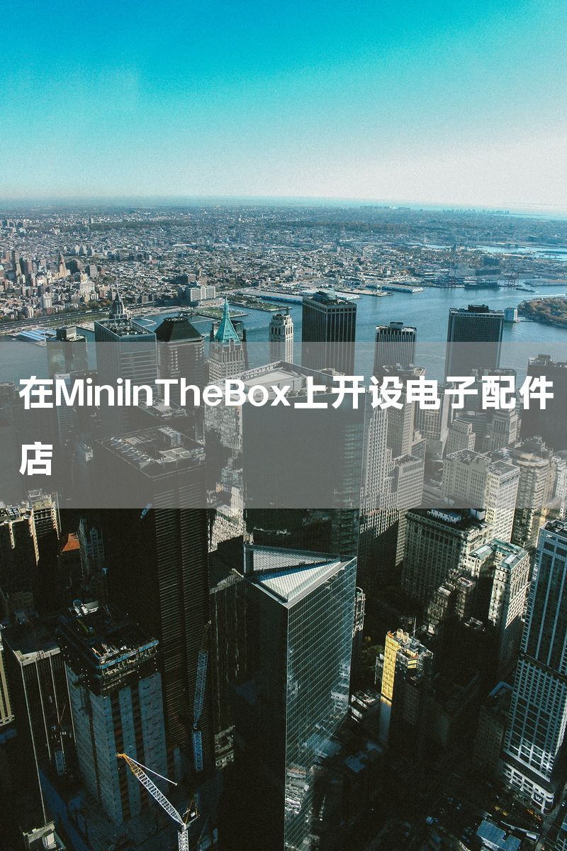 在MiniInTheBox上开设电子配件店