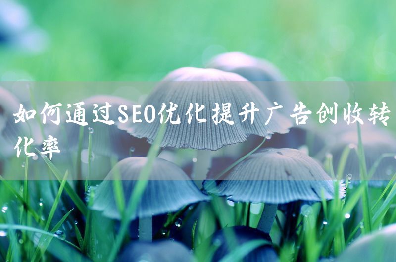 如何通过SEO优化提升广告创收转化率