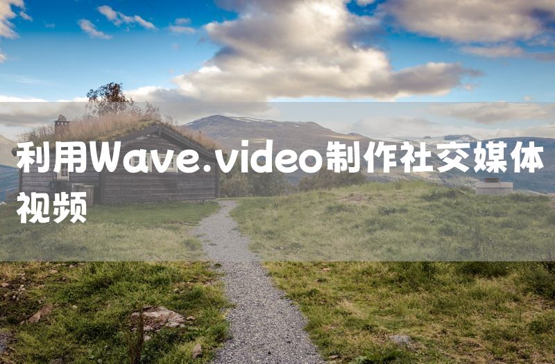 利用Wave.video制作社交媒体视频