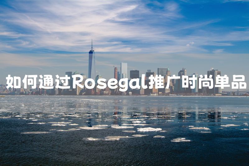 如何通过Rosegal推广时尚单品