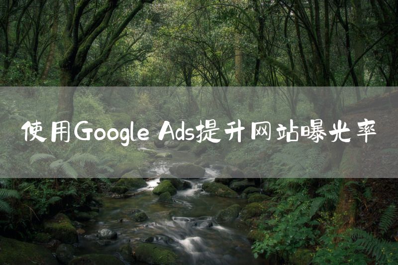 使用Google Ads提升网站曝光率