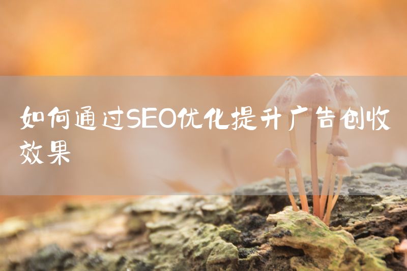 如何通过SEO优化提升广告创收效果