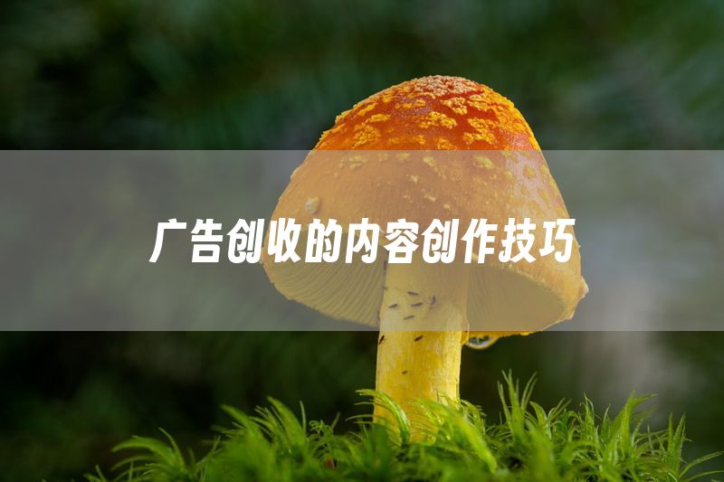 广告创收的内容创作技巧