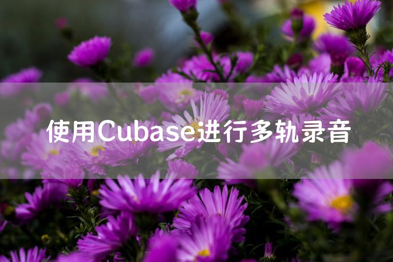 使用Cubase进行多轨录音