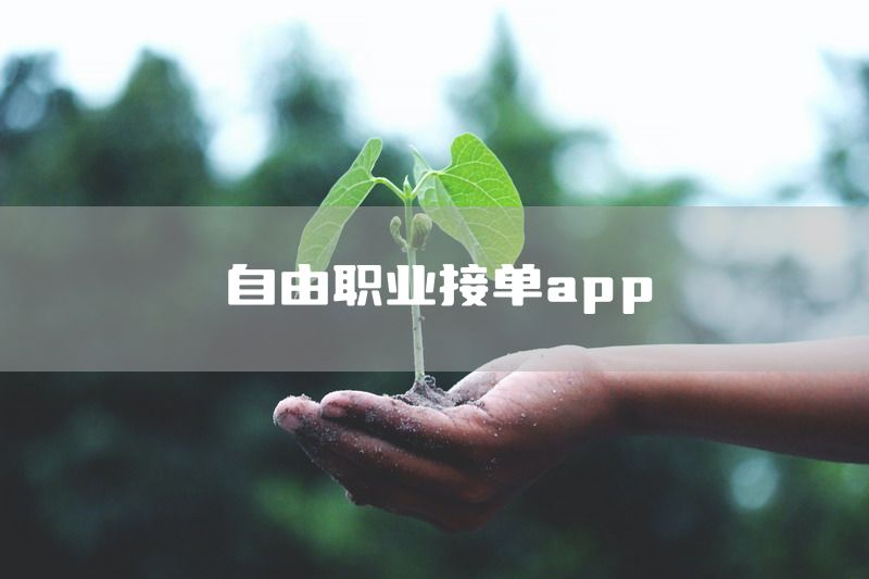 自由职业接单app