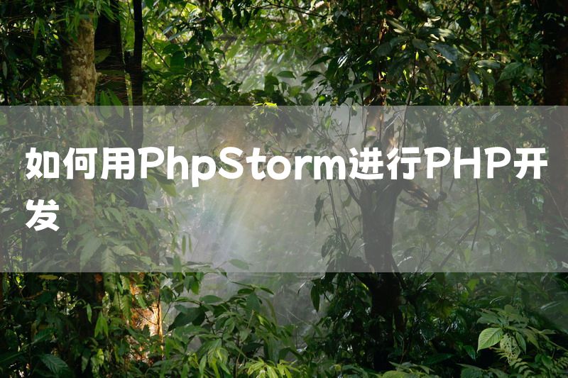 如何用PhpStorm进行PHP开发