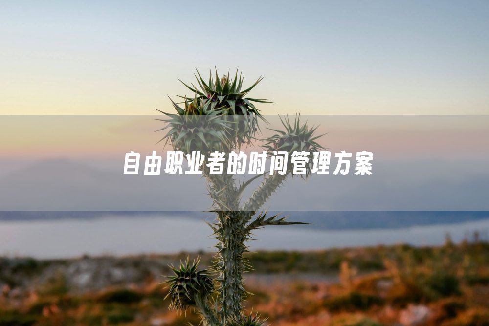 自由职业者的时间管理方案