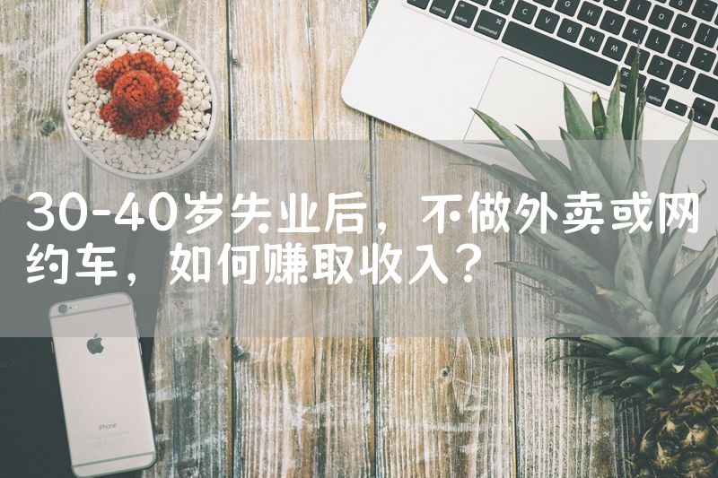 30-40岁失业后，不做外卖或网约车，如何赚取收入？