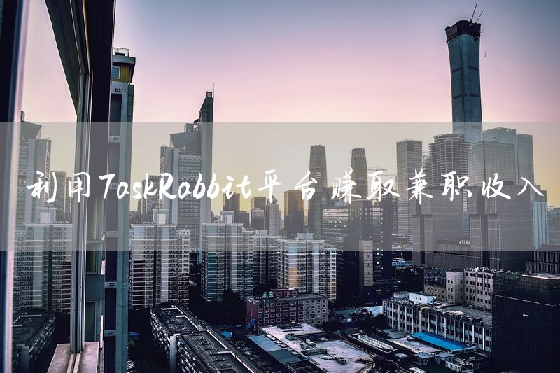 利用TaskRabbit平台赚取兼职收入