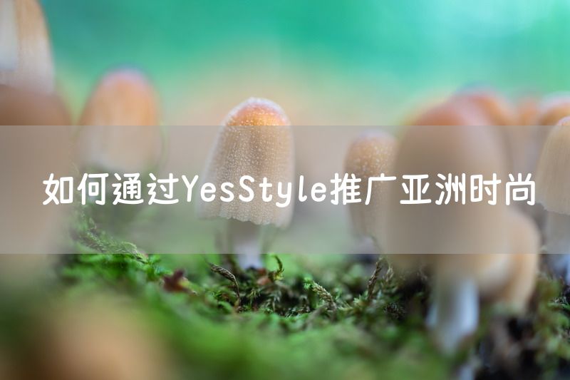 如何通过YesStyle推广亚洲时尚