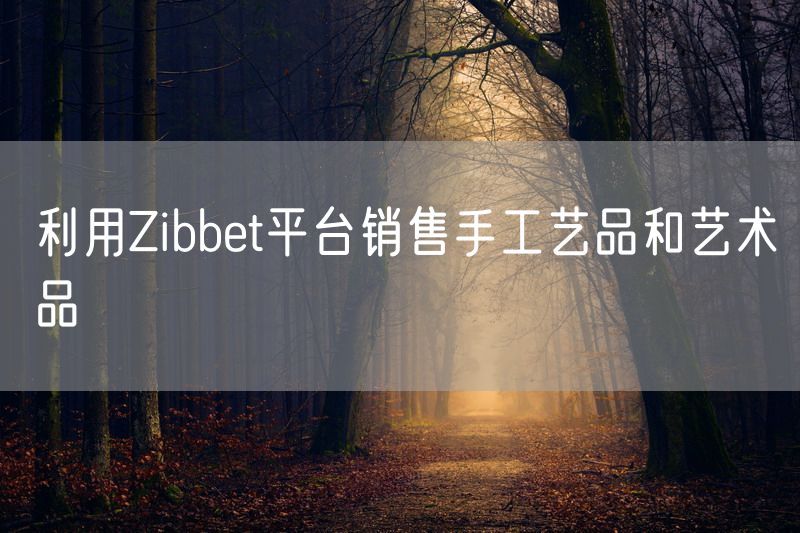 利用Zibbet平台销售手工艺品和艺术品