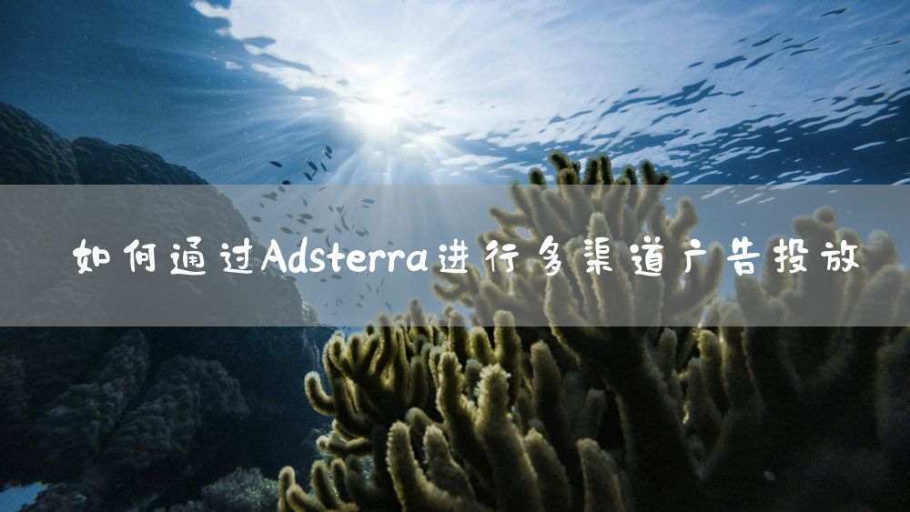 如何通过Adsterra进行多渠道广告投放