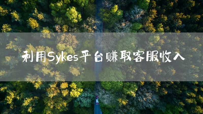 利用Sykes平台赚取客服收入