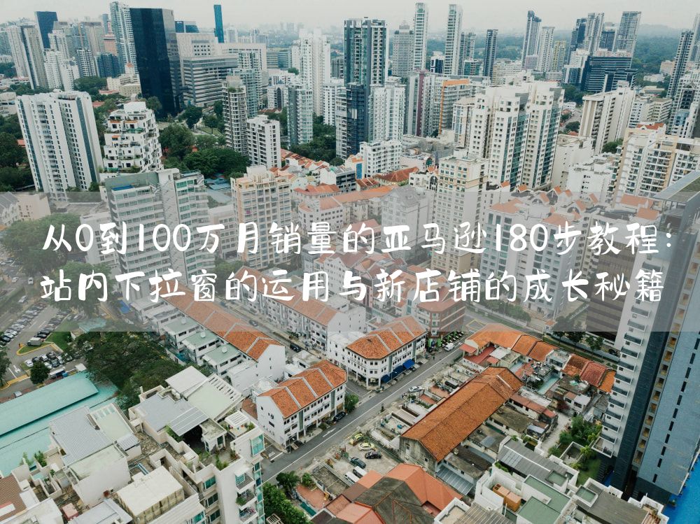 从0到100万月销量的亚马逊180步教程：站内下拉窗的运用与新店铺的成长秘籍