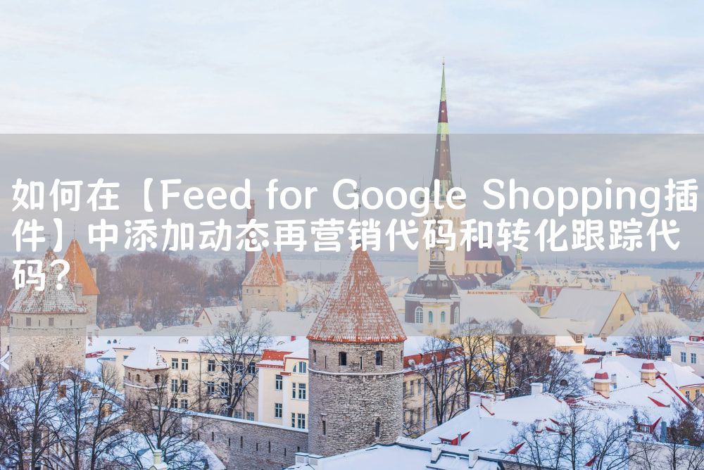 如何在【Feed for Google Shopping插件】中添加动态再营销代码和转化跟踪代码？