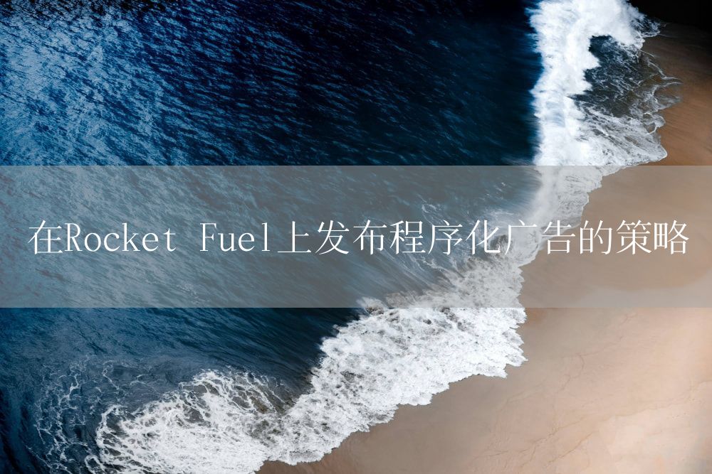 在Rocket Fuel上发布程序化广告的策略