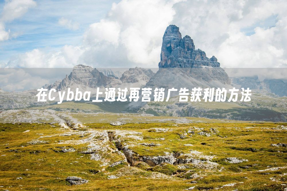 在Cybba上通过再营销广告获利的方法