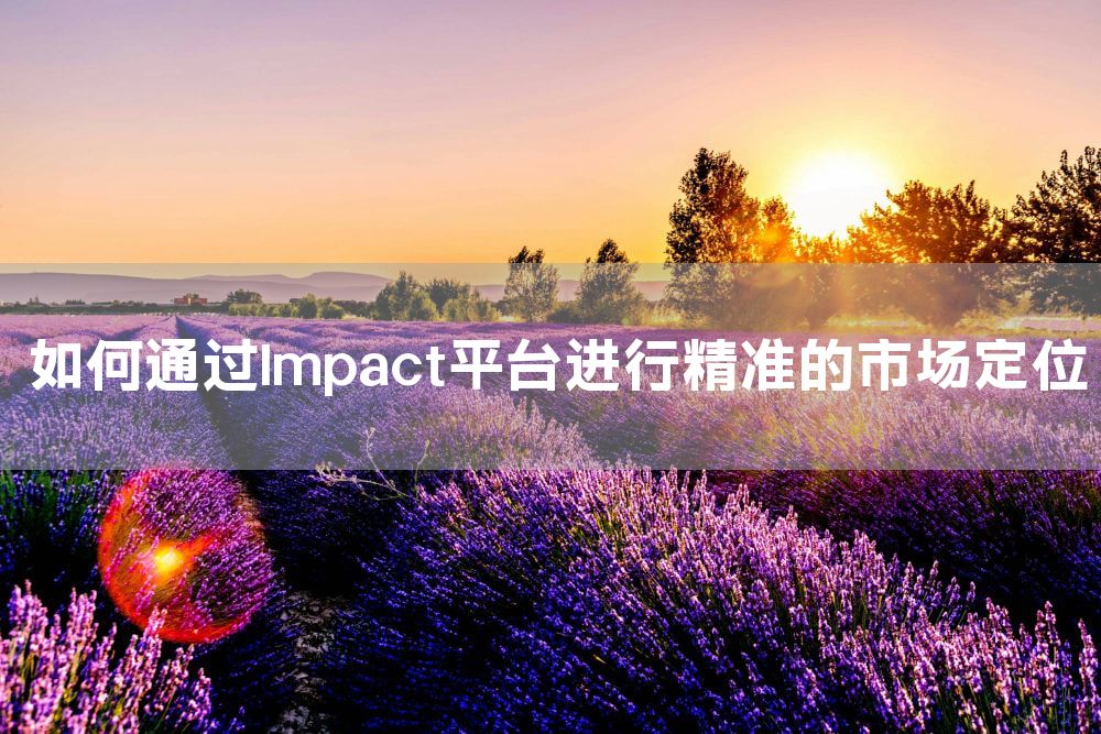 如何通过Impact平台进行精准的市场定位