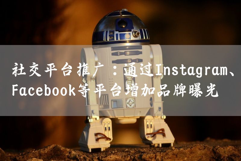 社交平台推广：通过Instagram、Facebook等平台增加品牌曝光