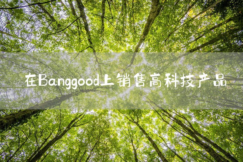 在Banggood上销售高科技产品