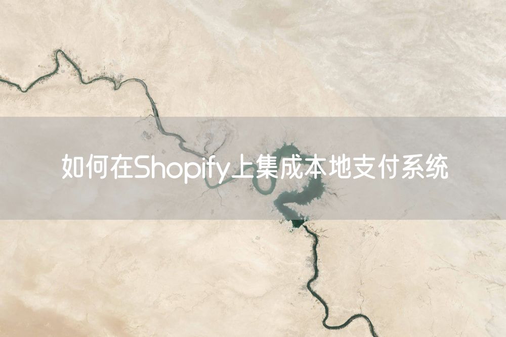 如何在Shopify上集成本地支付系统