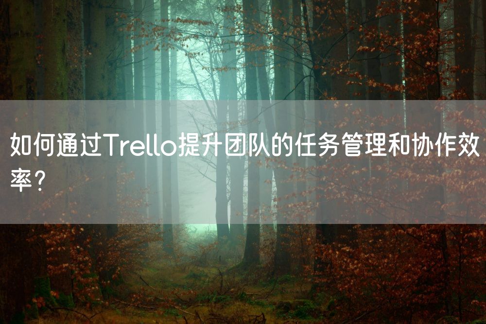 如何通过Trello提升团队的任务管理和协作效率？