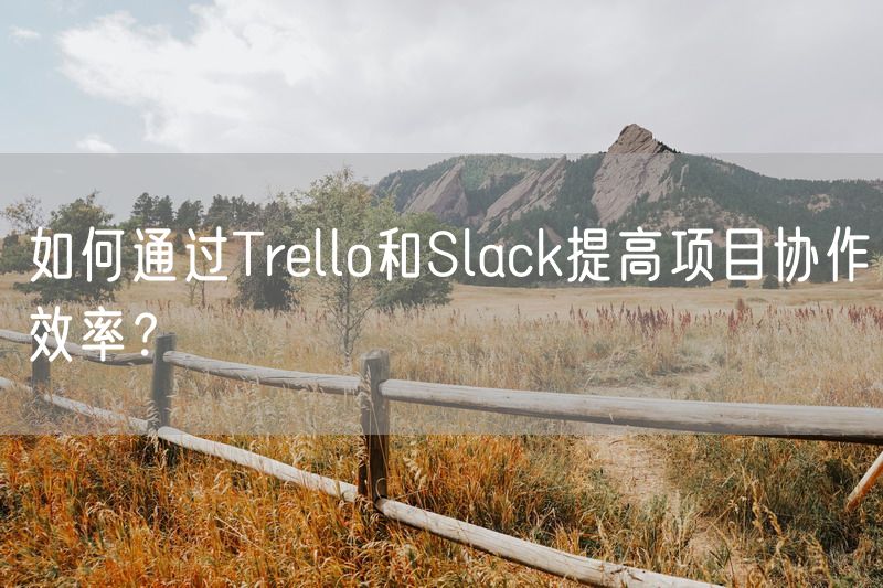 如何通过Trello和Slack提高项目协作效率？