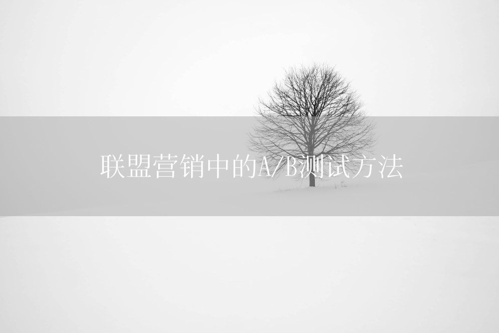 联盟营销中的A/B测试方法